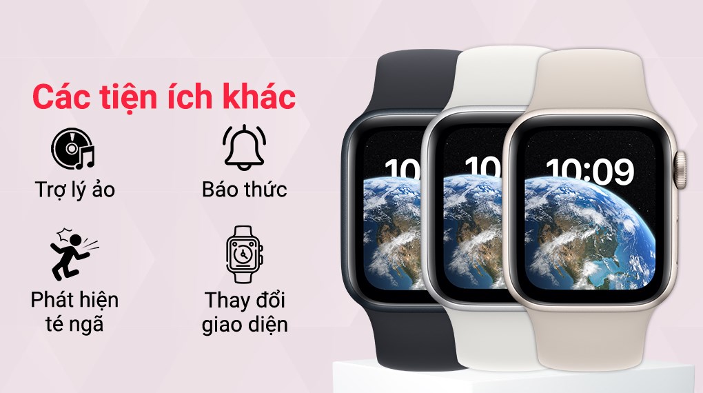 Đồng hồ thông minh Apple Watch SE 2022 GPS 44mm